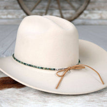 Load image into Gallery viewer, African Turquoise Stone Hat Band
