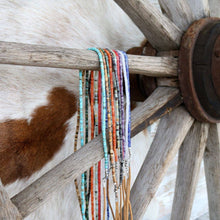 Load image into Gallery viewer, African Turquoise Stone Hat Band
