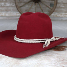 Load image into Gallery viewer, Bone Braided Leather Hat Band
