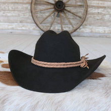 Chargez l’image dans le spectateur de la Galerie, Tan Braided Leather Hat Band
