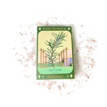 Load image into Gallery viewer, Rosemary Tarot Bath Salt Soak
