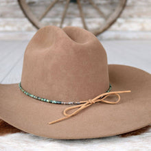 Load image into Gallery viewer, African Turquoise Stone Hat Band

