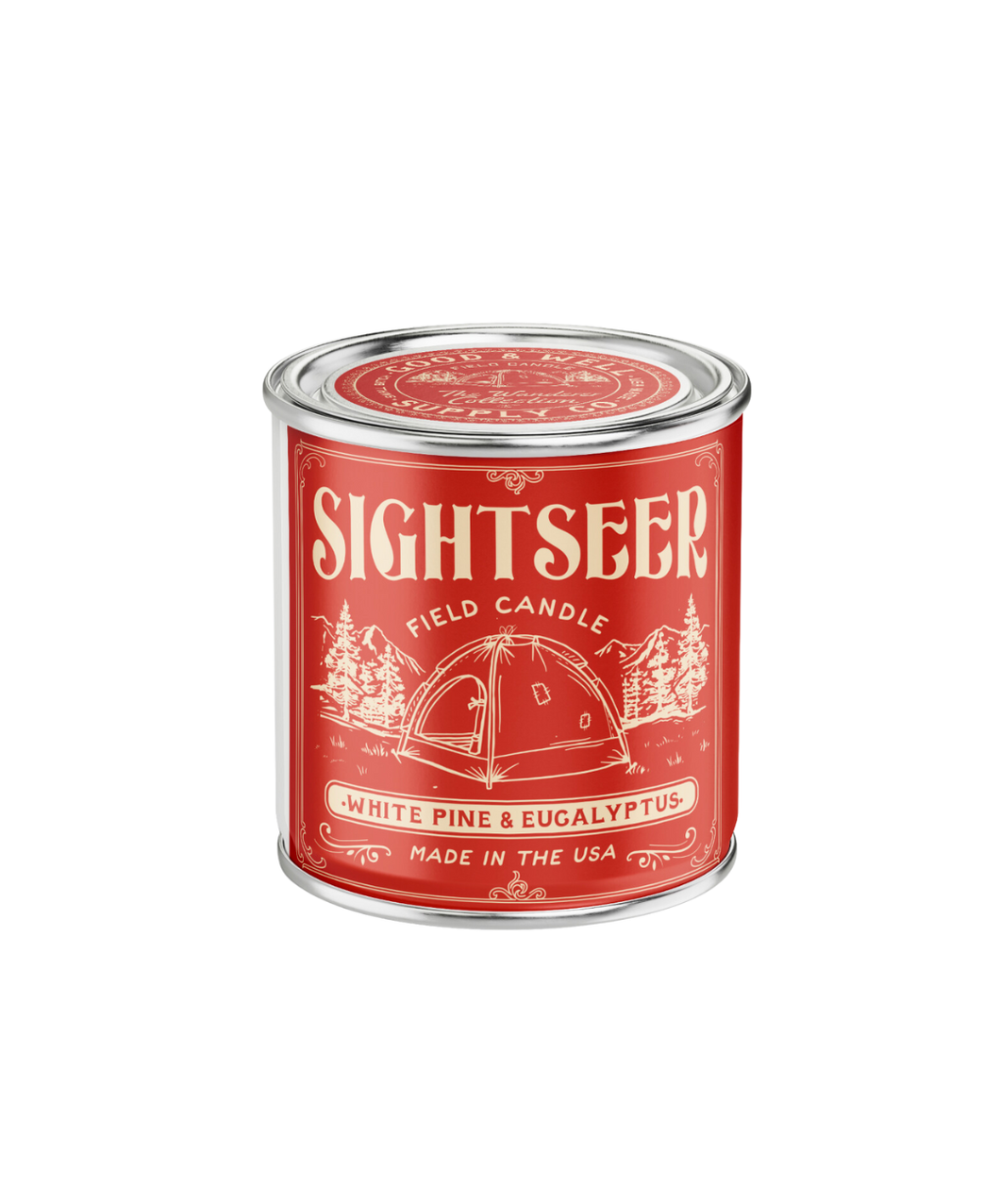 Sightseer Field Candle: 1/2 Pint