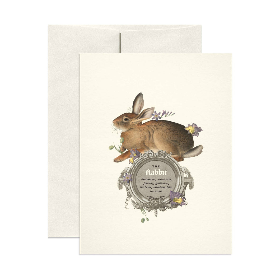 The Rabbit Symbolism Card