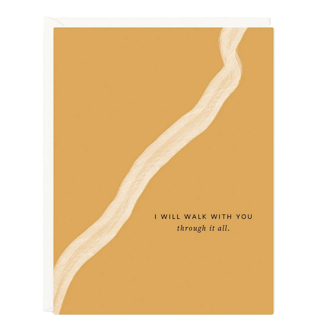 Walk With You Greeting Card